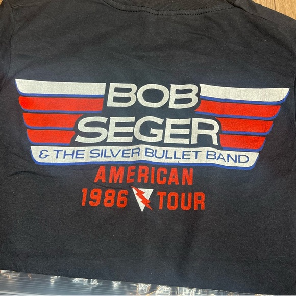 Vintage Bob Seger Silver Bullet Band T-Shirt 1986 American Tour Small - Picture 7 of 8